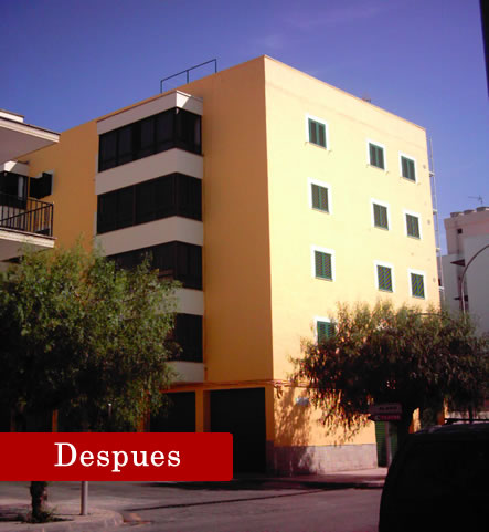 Reforma de fachada más pintado